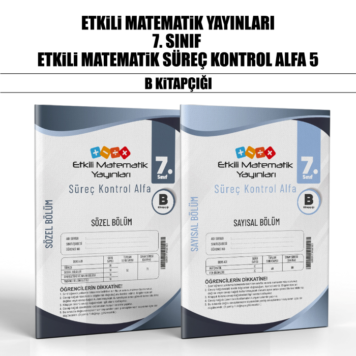 ETKİLİ MATEMATİK 07.SINIF DENEME SY/SZ B - 25-26